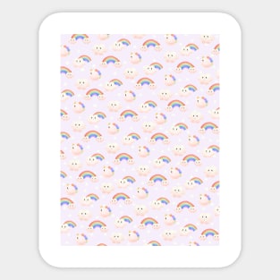 Rainbows and unicorns Sticker